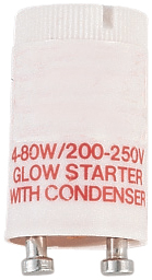 White 4-80 W Fluorescent Starter