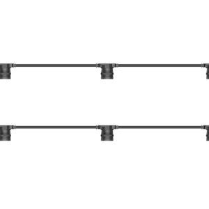 Eagle Connect E27 ES Screw Festoon Black Rubber ip44 5m