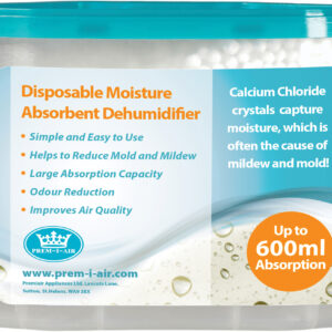 Prem-I-Air Disposable Moisture Absorbent Dehumidifier 600ml