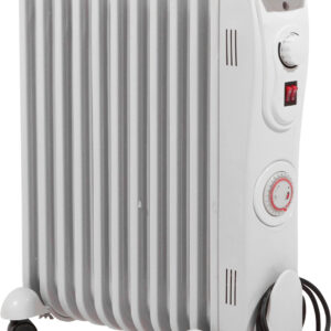Prem-I-Air 2.5 kW 11 Fin Oil Filled Radiator with 24 Hour Timer