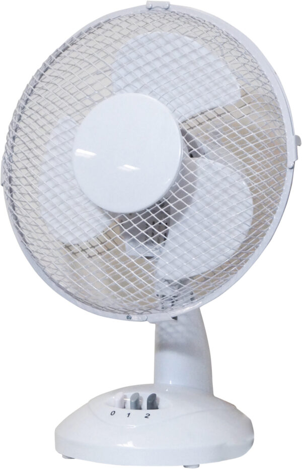 Prem-I-Air 9 (23 cm) White Oscillating Desktop Fan with 2 Speed Settings
