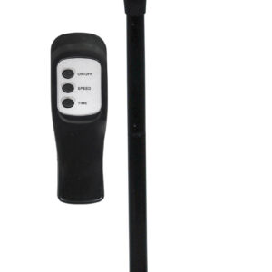 Prem-I-Air 16 Inch (40cm) Power Stand Fan with 3 Speed Settings, 7 Hour Timer and Remote Control - Desk or Floor Mountable