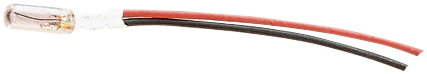 Clear 65 mA Sub miniature Wire Ended Bulb