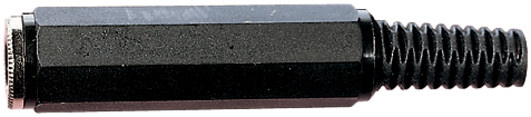 6.35 mm Mono Line Socket with Soft Plastic Cover and Solder Terminals