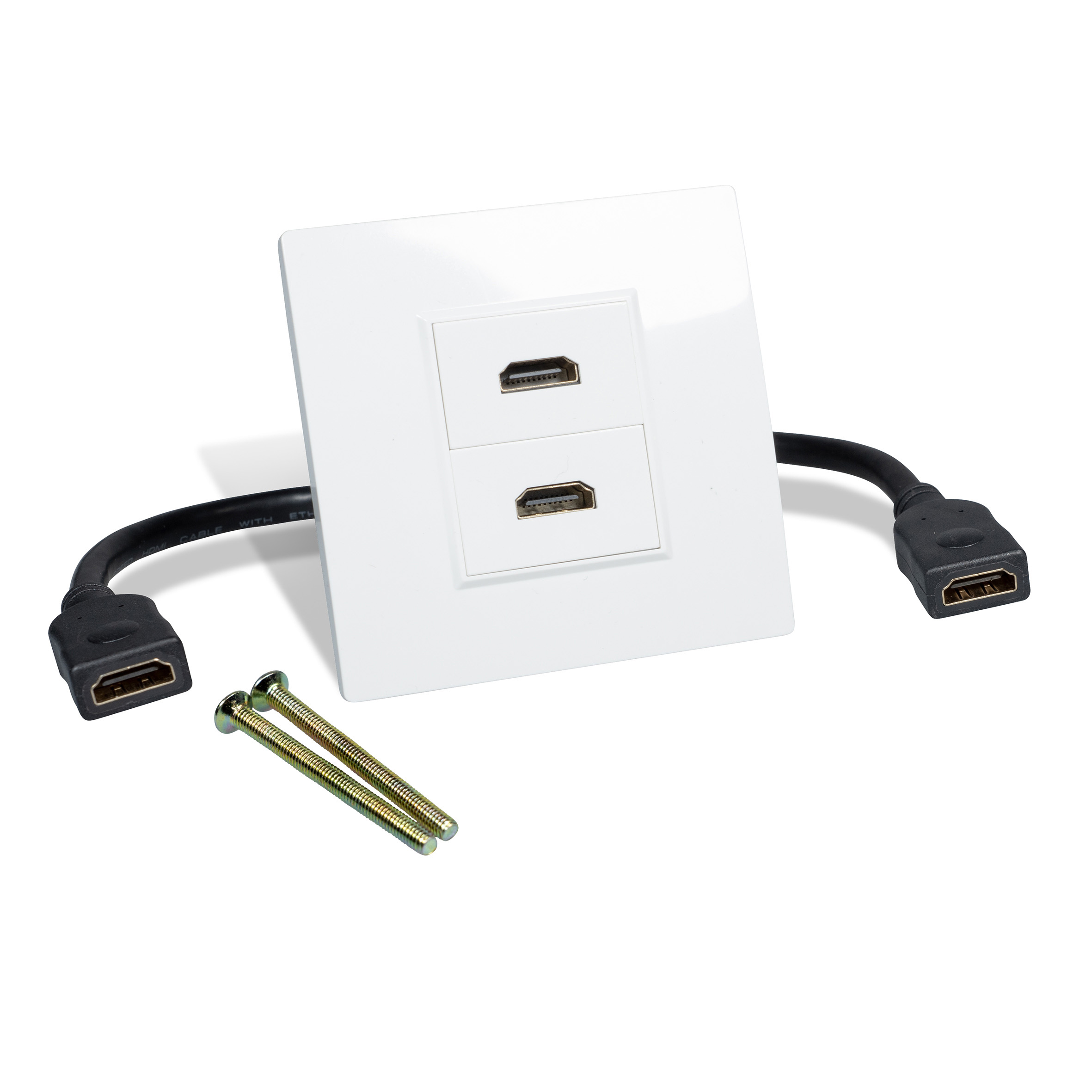 Eagle Twin HDMI Wall Plate With Flying LeadsVersion 2.0