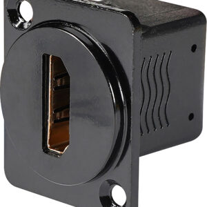 Chassis Mount  HDMI 90 Degree Feedthrough socket