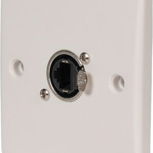 Wall Plate With 1 x Neutrik Ethercon Socket (NE8FDV)