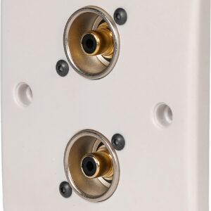 Wall Plate With 2 x Neutrik Phono Socket (NF2D-0)