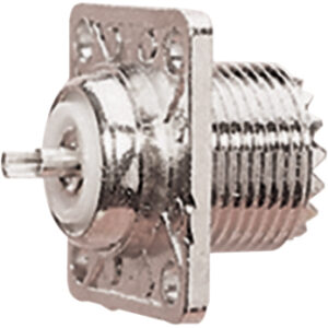 UHF Chassis Mounting Socket with 5 Hole Flange Mount
