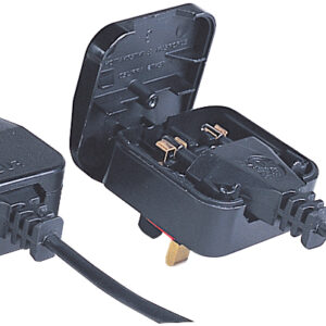 Fused Euro Converter Plug 2 Pole Euro Plug to 3 Pin UK Plug