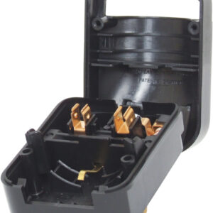 13 A Fused Euro Converter Schuko Earthed Plug to 3 Pin UK Plug