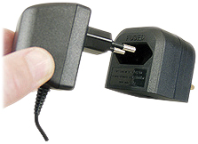 3 A Fused Euro Converter Plug 2 Pole Euro Plug to 3 Pin UK Plug