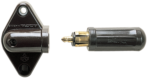 Plastic DC Power Plug and Surface Mount Power Socket Set