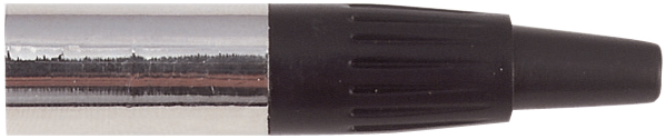 3 Pin Mini XLR Male Line Plug with Gold Contacts and Solder Terminals