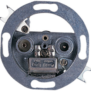 TV and FM Coaxial Wall Outlet