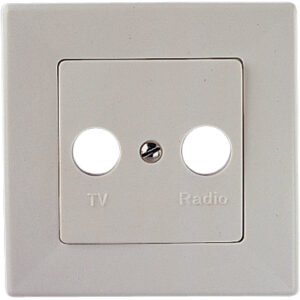 Wall Plate Cover For Coaxial Wall Outlets