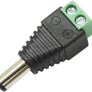 CCTV Camera 2.1mm DC Line Plug With Screw Terminals