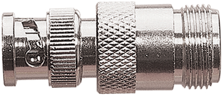 BNC Plug to N Type Socket Radio Frequency Adaptor