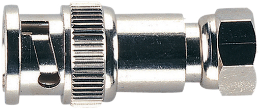F Type Plug to BNC Plug Radio Frequency Adaptor