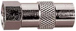 Coaxial Socket to F Type Plug Radio Frequency Adaptor