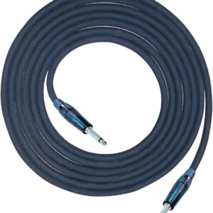 Professional 6.35 mm Mono Jack Plug to 6.35 mm Mono Jack Plug Speaker Lead With Neutrik Jacks and 2x 1.5mm Highflex Cable