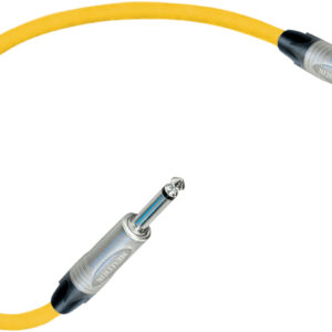 Professional 6.35 mm mono jack plug Patch Lead With Neutrik Connectors 0.5m
