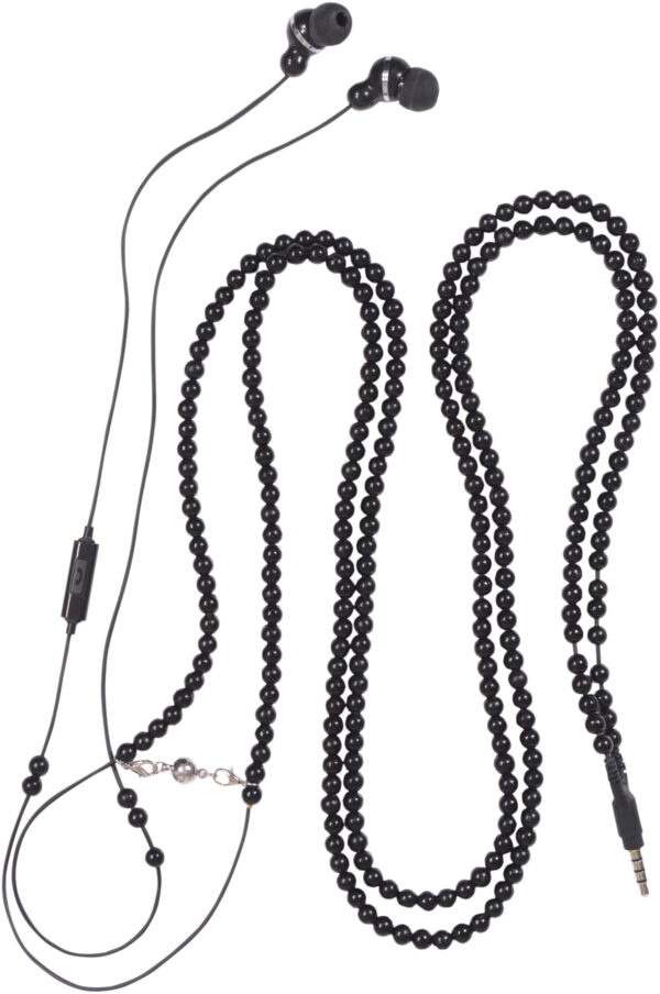 SoundLAB Pearl Style Necklace Earphones with Microphone