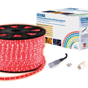Eagle Static LED Rope Light Kit With Wiring Accessories Kit 90m