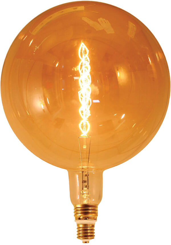 Girard Sudron LED Filament Giant Globe Bulb Twisted G380 (8W) E40