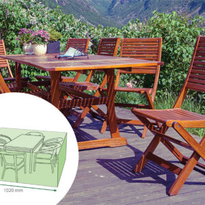 St Helens Home and Garden Water Resistant Rectangular Garden Table Cover