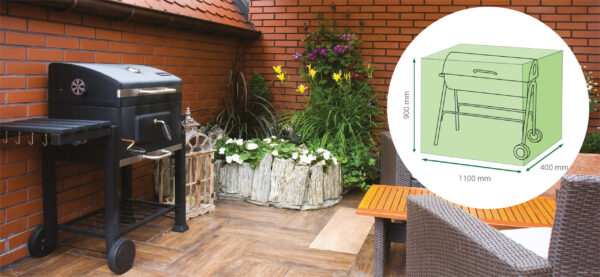 St Helens Home and Garden Water Resistant Trolley BBQ Cover