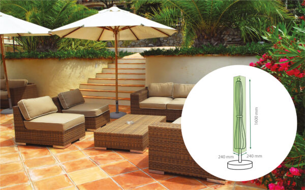 St Helens Home and Garden Water Resistant Parasol Cover