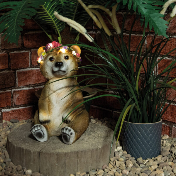 St Helens Home and Garden Solar Bear Ornament