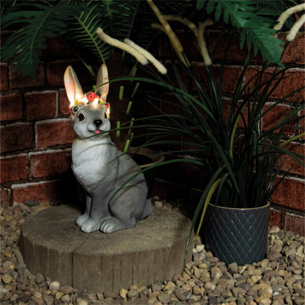 St Helens Home and Garden Solar Rabbit Ornament