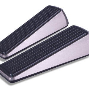 Chrome Door Wedge/Stopper - Pack of 2
