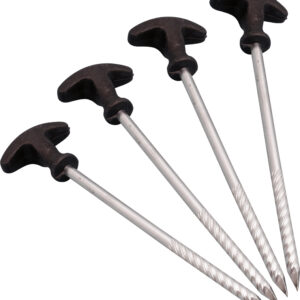 St Helens Home and Garden Heavy Duty T Shaped Tent Pegs Pack of 4