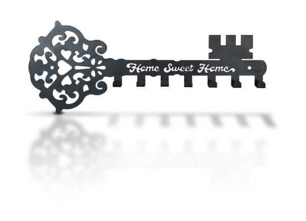 St Helens Home and Garden Key Design Wall Mounted Key Hanger with 7 Hooks