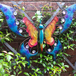 St Helens Home and Garden Metal Butterfly Garden Wall Ornament