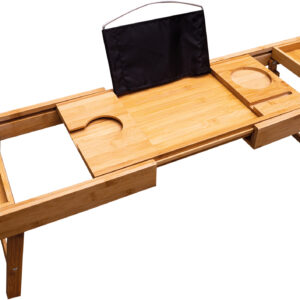 St Helens Home and Garden Bed and Bath Tray Table with Extending Sides and Legs