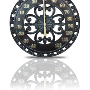 Open Faced Outdoor/Indoor Wall Thermometer