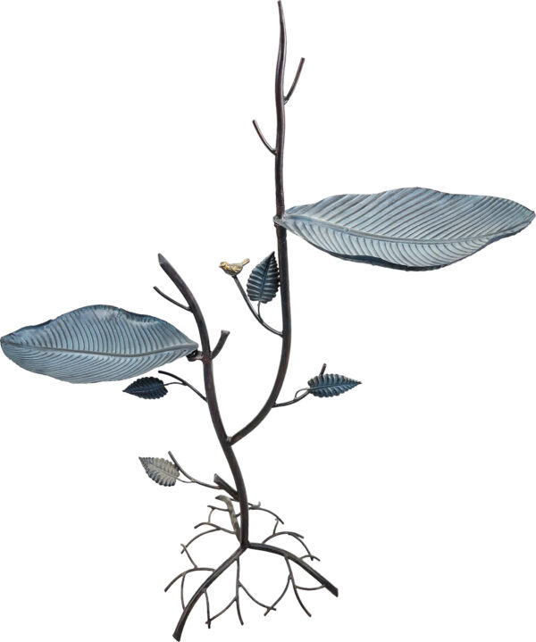 St Helens Home and Garden Ornamental Free Standing, Weather Resistant, Easy Assemble Bird Bath and Feeder