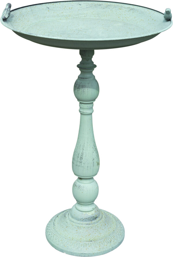 St Helens Home and Garden Ornamental Free Standing, Weather Resistant, Pedestal Style, Easy Assemble Bird Bath