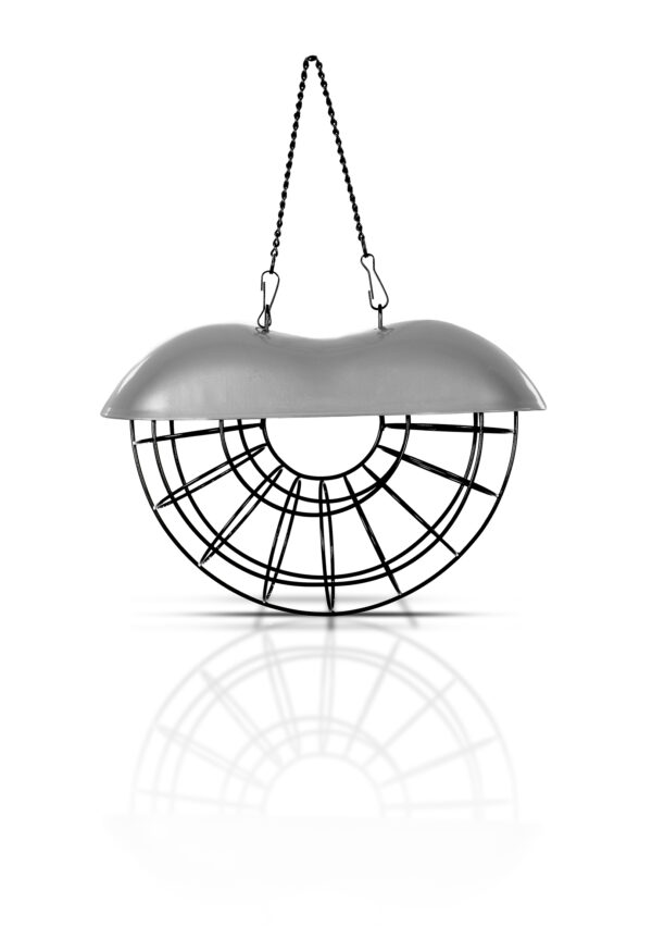 St Helens Home and Garden Wood Metal Suet Bird Feeder With Hanging Chain