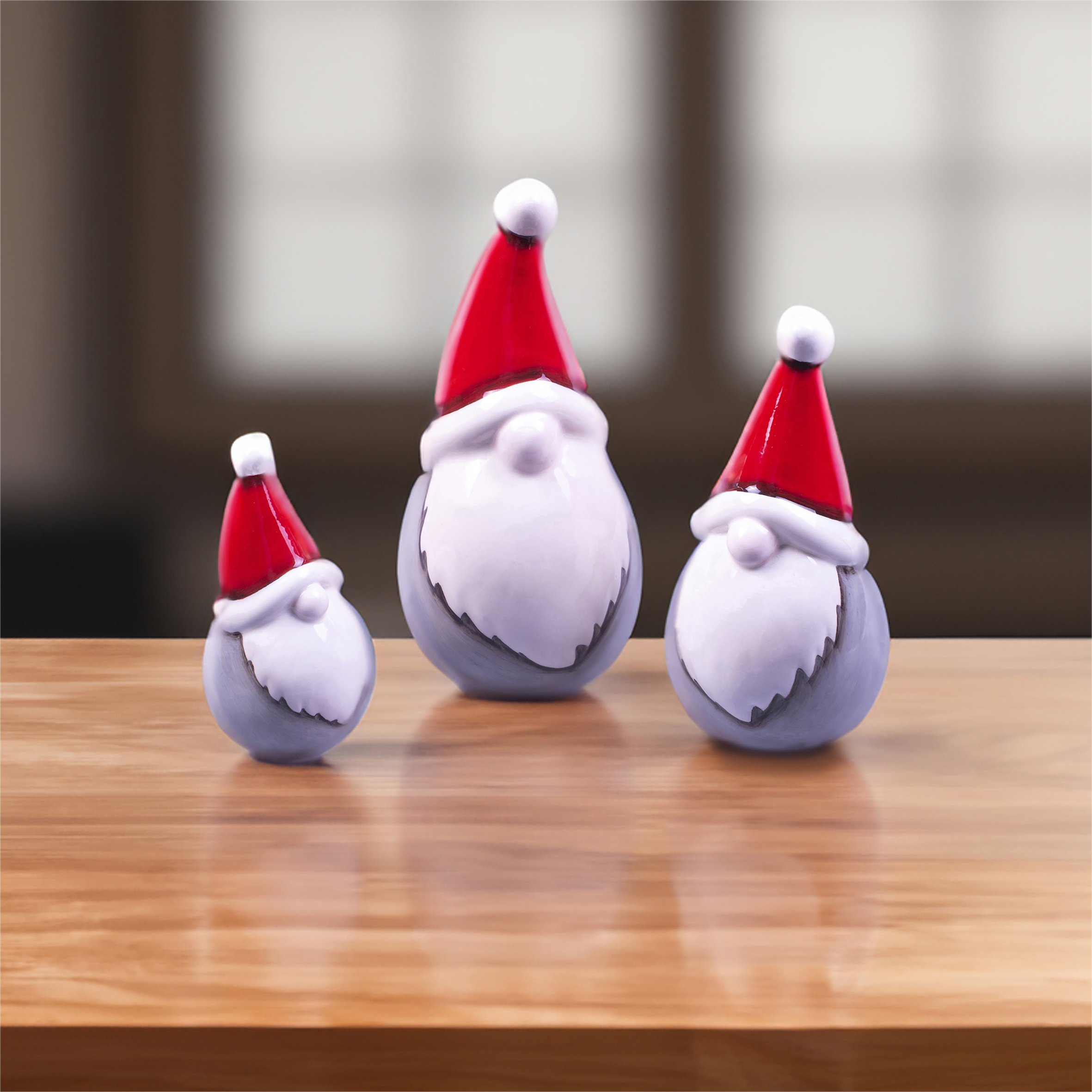 St Helens Home and Garden Ceramic Gonk Family - Set of 3