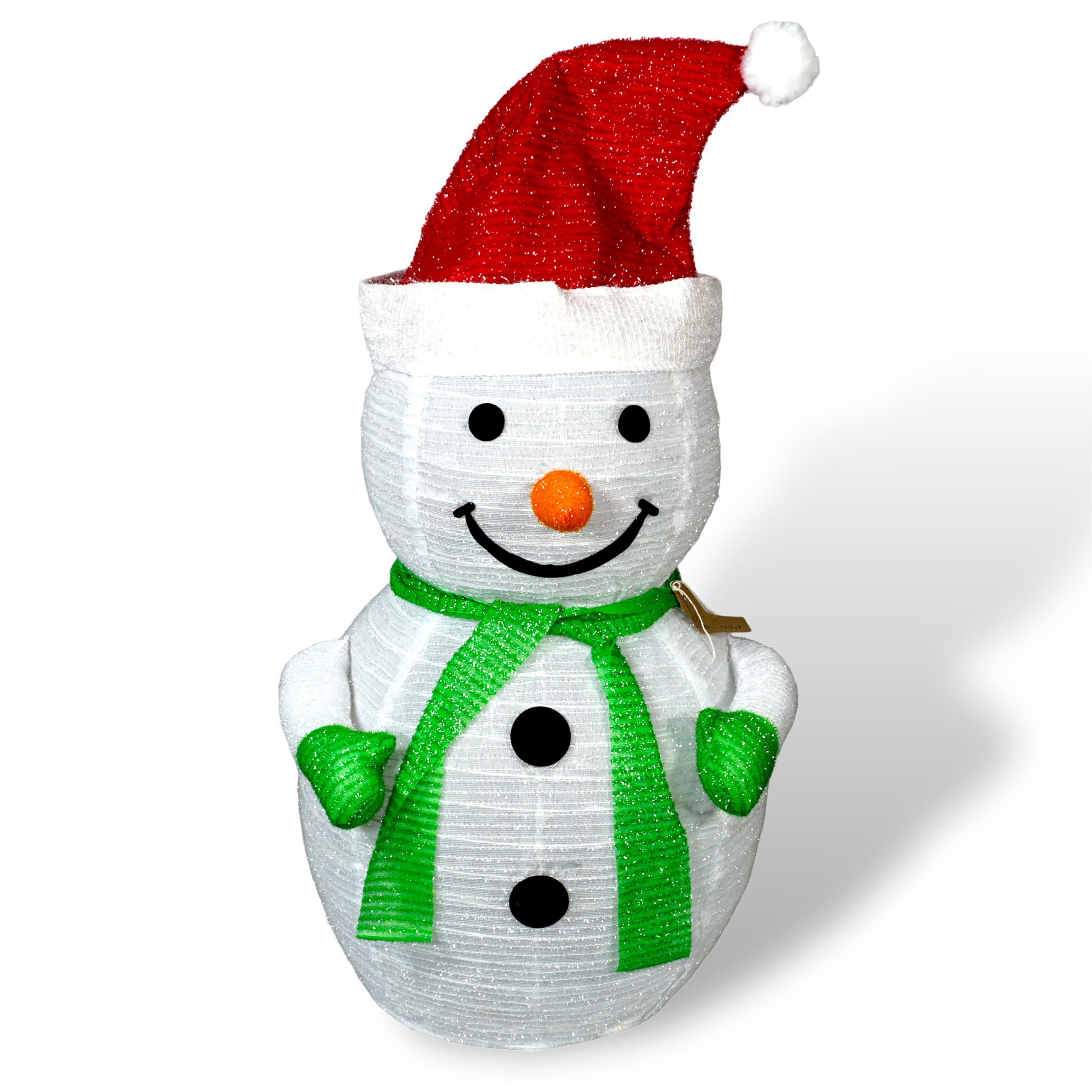 Xmas Haus Outdoor Light-Up 70cmCollapsible Snowman With Battery Operated Timer and 45 LED's