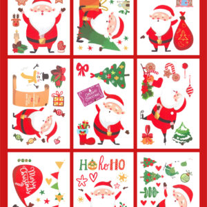 Xmas Haus Christmas Window Themed Sticker set of 120