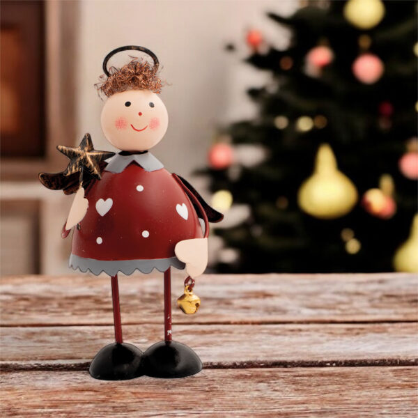 St Helens Home and Garden Metal Angel Ornament