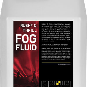 Martin RUSH THRILL Fog / Smoke Fluid - 5 Litre Bottle