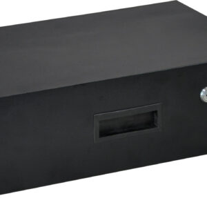 3U Lockable Steel Rack Drawer with Fixings