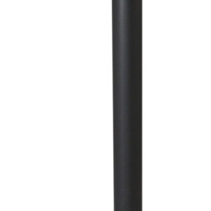 Luxform Lighting Montana Solar Post Light in Black